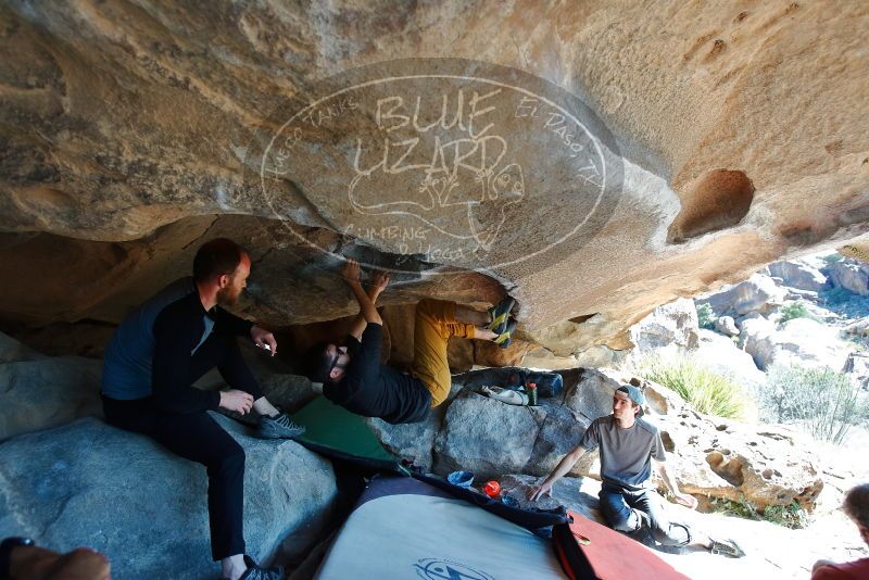 Bouldering in Hueco Tanks on 03/07/2020 with Blue Lizard Climbing and Yoga

Filename: SRM_20200307_1131450.jpg
Aperture: f/4.0
Shutter Speed: 1/400
Body: Canon EOS-1D Mark II
Lens: Canon EF 16-35mm f/2.8 L