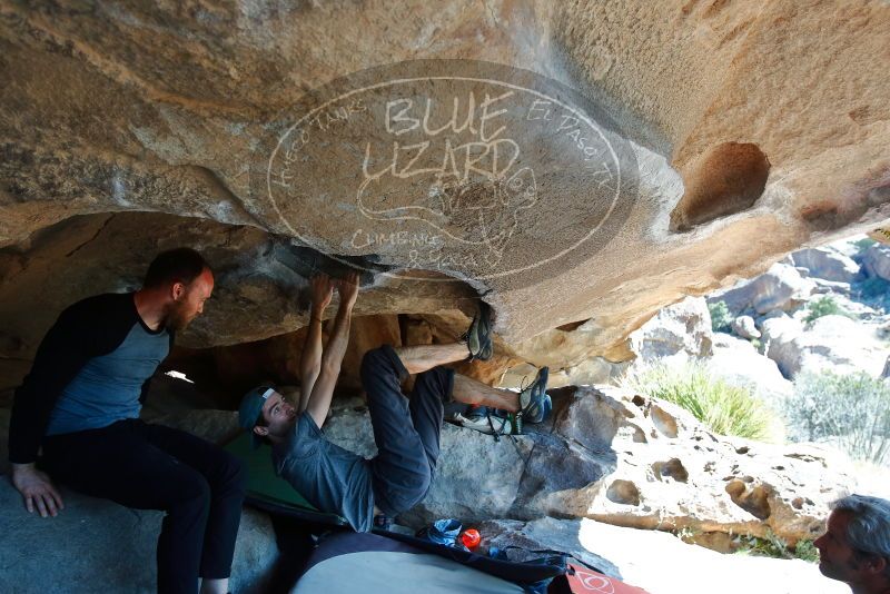 Bouldering in Hueco Tanks on 03/07/2020 with Blue Lizard Climbing and Yoga

Filename: SRM_20200307_1133340.jpg
Aperture: f/4.0
Shutter Speed: 1/400
Body: Canon EOS-1D Mark II
Lens: Canon EF 16-35mm f/2.8 L