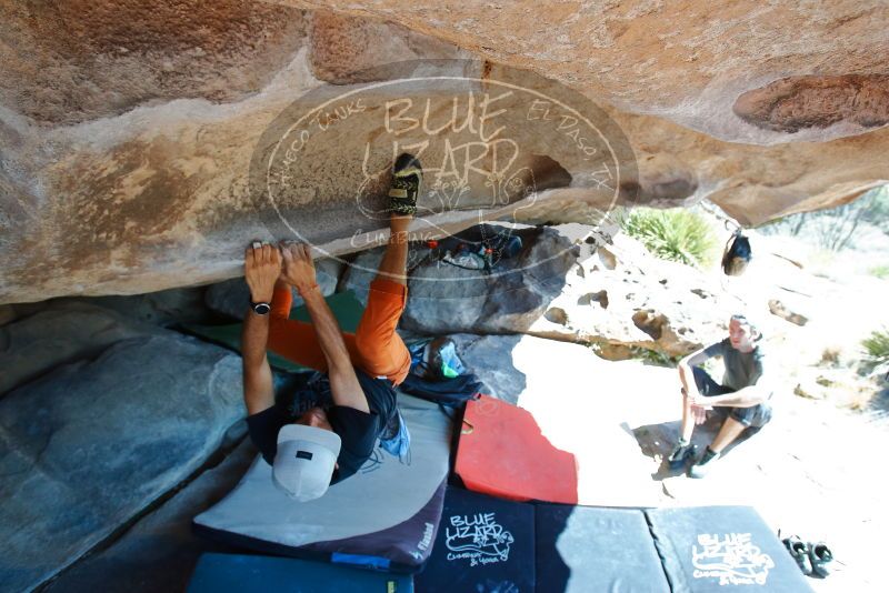 Bouldering in Hueco Tanks on 03/07/2020 with Blue Lizard Climbing and Yoga

Filename: SRM_20200307_1141400.jpg
Aperture: f/5.6
Shutter Speed: 1/200
Body: Canon EOS-1D Mark II
Lens: Canon EF 16-35mm f/2.8 L