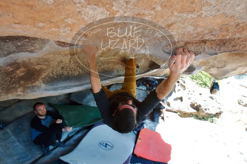 Bouldering in Hueco Tanks on 03/07/2020 with Blue Lizard Climbing and Yoga

Filename: SRM_20200307_1153081.jpg
Aperture: f/5.6
Shutter Speed: 1/200
Body: Canon EOS-1D Mark II
Lens: Canon EF 16-35mm f/2.8 L