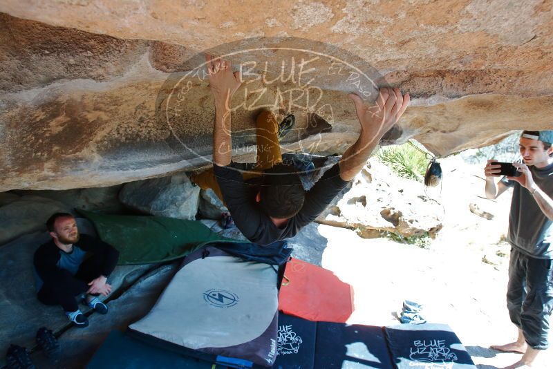 Bouldering in Hueco Tanks on 03/07/2020 with Blue Lizard Climbing and Yoga

Filename: SRM_20200307_1207181.jpg
Aperture: f/5.6
Shutter Speed: 1/250
Body: Canon EOS-1D Mark II
Lens: Canon EF 16-35mm f/2.8 L