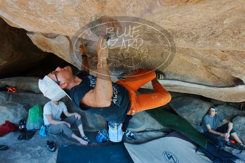 Bouldering in Hueco Tanks on 03/07/2020 with Blue Lizard Climbing and Yoga

Filename: SRM_20200307_1217250.jpg
Aperture: f/5.0
Shutter Speed: 1/320
Body: Canon EOS-1D Mark II
Lens: Canon EF 16-35mm f/2.8 L