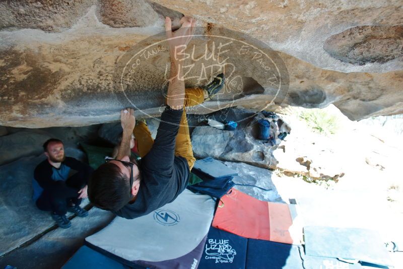 Bouldering in Hueco Tanks on 03/07/2020 with Blue Lizard Climbing and Yoga

Filename: SRM_20200307_1315210.jpg
Aperture: f/5.6
Shutter Speed: 1/200
Body: Canon EOS-1D Mark II
Lens: Canon EF 16-35mm f/2.8 L