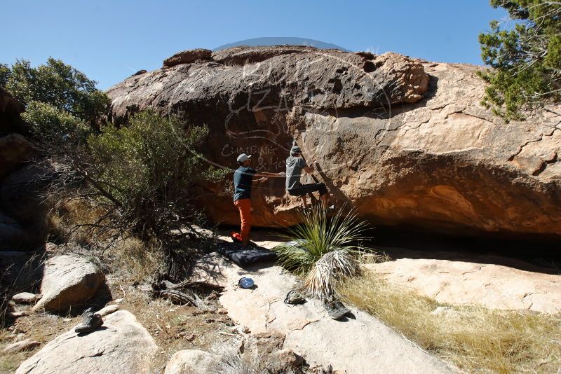 Bouldering in Hueco Tanks on 03/07/2020 with Blue Lizard Climbing and Yoga

Filename: SRM_20200307_1332460.jpg
Aperture: f/5.6
Shutter Speed: 1/800
Body: Canon EOS-1D Mark II
Lens: Canon EF 16-35mm f/2.8 L