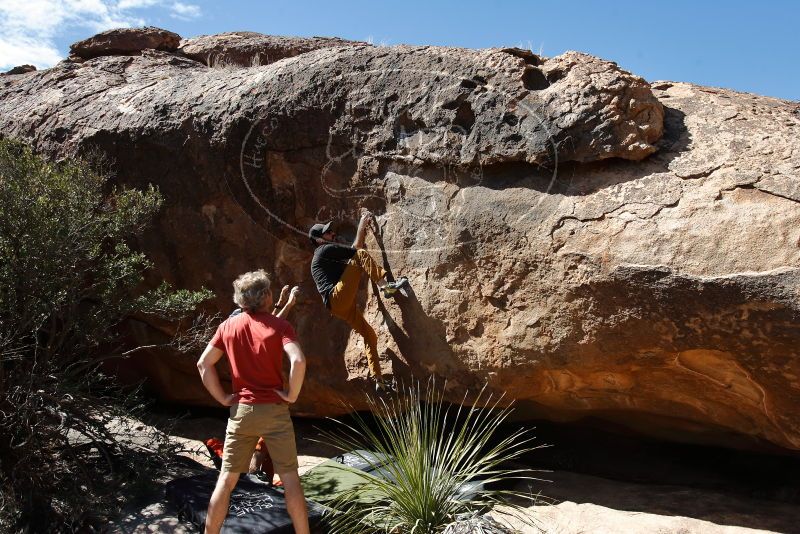 Bouldering in Hueco Tanks on 03/07/2020 with Blue Lizard Climbing and Yoga

Filename: SRM_20200307_1341280.jpg
Aperture: f/5.6
Shutter Speed: 1/640
Body: Canon EOS-1D Mark II
Lens: Canon EF 16-35mm f/2.8 L