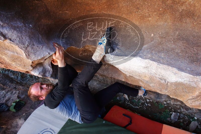 Bouldering in Hueco Tanks on 03/07/2020 with Blue Lizard Climbing and Yoga

Filename: SRM_20200307_1407060.jpg
Aperture: f/5.6
Shutter Speed: 1/200
Body: Canon EOS-1D Mark II
Lens: Canon EF 16-35mm f/2.8 L