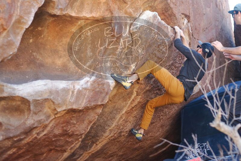 Bouldering in Hueco Tanks on 03/07/2020 with Blue Lizard Climbing and Yoga

Filename: SRM_20200307_1500130.jpg
Aperture: f/2.8
Shutter Speed: 1/500
Body: Canon EOS-1D Mark II
Lens: Canon EF 50mm f/1.8 II