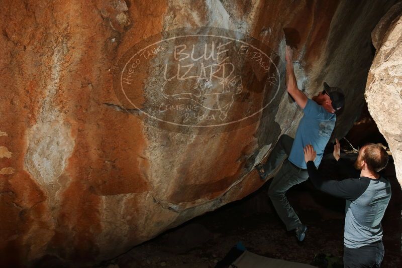 Bouldering in Hueco Tanks on 03/06/2020 with Blue Lizard Climbing and Yoga

Filename: SRM_20200306_1233280.jpg
Aperture: f/8.0
Shutter Speed: 1/250
Body: Canon EOS-1D Mark II
Lens: Canon EF 16-35mm f/2.8 L