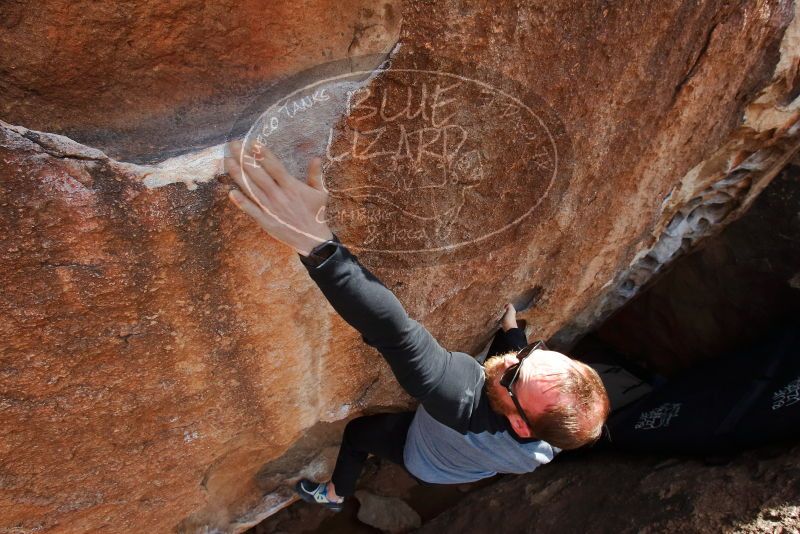 Bouldering in Hueco Tanks on 03/06/2020 with Blue Lizard Climbing and Yoga

Filename: SRM_20200306_1353330.jpg
Aperture: f/10.0
Shutter Speed: 1/250
Body: Canon EOS-1D Mark II
Lens: Canon EF 16-35mm f/2.8 L