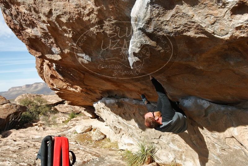 Bouldering in Hueco Tanks on 03/06/2020 with Blue Lizard Climbing and Yoga

Filename: SRM_20200306_1635191.jpg
Aperture: f/5.6
Shutter Speed: 1/400
Body: Canon EOS-1D Mark II
Lens: Canon EF 16-35mm f/2.8 L