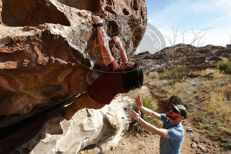 Bouldering in Hueco Tanks on 03/06/2020 with Blue Lizard Climbing and Yoga

Filename: SRM_20200306_1638450.jpg
Aperture: f/5.6
Shutter Speed: 1/320
Body: Canon EOS-1D Mark II
Lens: Canon EF 16-35mm f/2.8 L