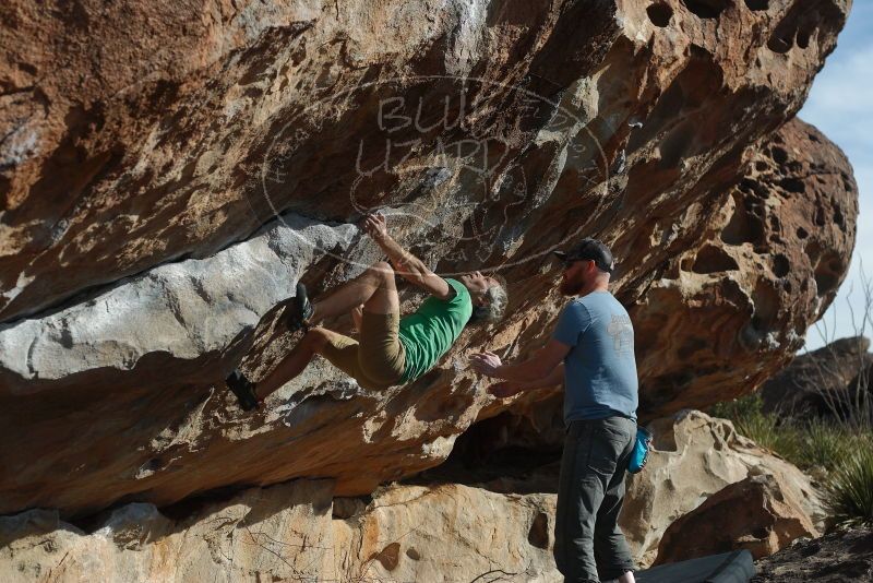 Bouldering in Hueco Tanks on 03/06/2020 with Blue Lizard Climbing and Yoga

Filename: SRM_20200306_1641560.jpg
Aperture: f/4.0
Shutter Speed: 1/640
Body: Canon EOS-1D Mark II
Lens: Canon EF 50mm f/1.8 II