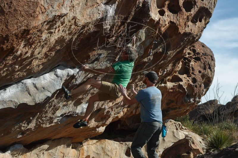 Bouldering in Hueco Tanks on 03/06/2020 with Blue Lizard Climbing and Yoga

Filename: SRM_20200306_1641581.jpg
Aperture: f/4.0
Shutter Speed: 1/640
Body: Canon EOS-1D Mark II
Lens: Canon EF 50mm f/1.8 II