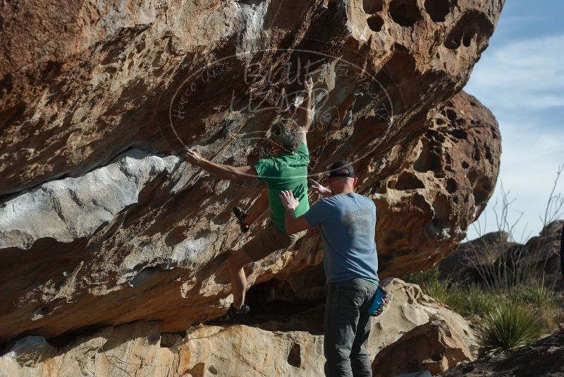 Bouldering in Hueco Tanks on 03/06/2020 with Blue Lizard Climbing and Yoga

Filename: SRM_20200306_1641590.jpg
Aperture: f/4.0
Shutter Speed: 1/800
Body: Canon EOS-1D Mark II
Lens: Canon EF 50mm f/1.8 II