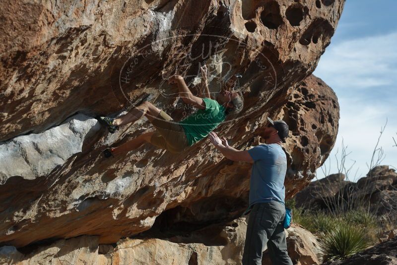 Bouldering in Hueco Tanks on 03/06/2020 with Blue Lizard Climbing and Yoga

Filename: SRM_20200306_1642030.jpg
Aperture: f/4.0
Shutter Speed: 1/640
Body: Canon EOS-1D Mark II
Lens: Canon EF 50mm f/1.8 II