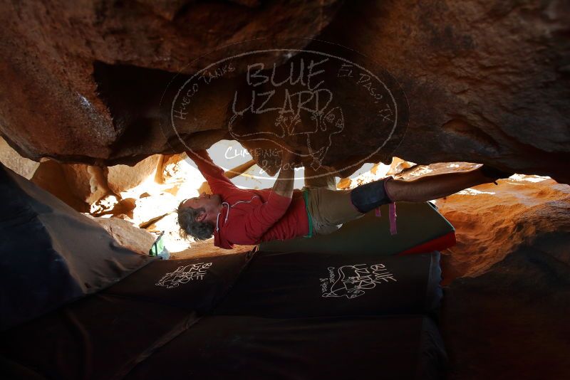 Bouldering in Hueco Tanks on 03/06/2020 with Blue Lizard Climbing and Yoga

Filename: SRM_20200306_1750540.jpg
Aperture: f/4.0
Shutter Speed: 1/250
Body: Canon EOS-1D Mark II
Lens: Canon EF 16-35mm f/2.8 L