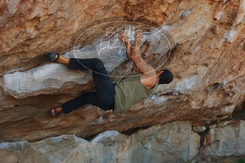 Bouldering in Hueco Tanks on 03/16/2020 with Blue Lizard Climbing and Yoga

Filename: SRM_20200316_1009280.jpg
Aperture: f/4.5
Shutter Speed: 1/320
Body: Canon EOS-1D Mark II
Lens: Canon EF 50mm f/1.8 II