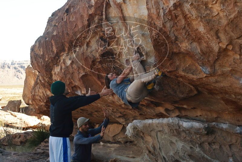 Bouldering in Hueco Tanks on 03/16/2020 with Blue Lizard Climbing and Yoga

Filename: SRM_20200316_1031070.jpg
Aperture: f/5.6
Shutter Speed: 1/500
Body: Canon EOS-1D Mark II
Lens: Canon EF 50mm f/1.8 II