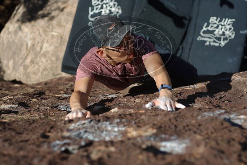 Bouldering in Hueco Tanks on 03/16/2020 with Blue Lizard Climbing and Yoga

Filename: SRM_20200316_1412400.jpg
Aperture: f/2.8
Shutter Speed: 1/1600
Body: Canon EOS-1D Mark II
Lens: Canon EF 50mm f/1.8 II