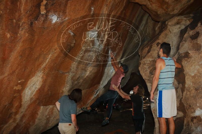 Bouldering in Hueco Tanks on 03/16/2020 with Blue Lizard Climbing and Yoga

Filename: SRM_20200316_1536110.jpg
Aperture: f/8.0
Shutter Speed: 1/250
Body: Canon EOS-1D Mark II
Lens: Canon EF 16-35mm f/2.8 L