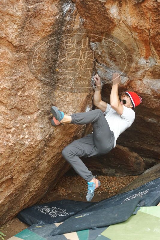 Bouldering in Hueco Tanks on 03/15/2020 with Blue Lizard Climbing and Yoga

Filename: SRM_20200315_1121190.jpg
Aperture: f/4.0
Shutter Speed: 1/200
Body: Canon EOS-1D Mark II
Lens: Canon EF 50mm f/1.8 II