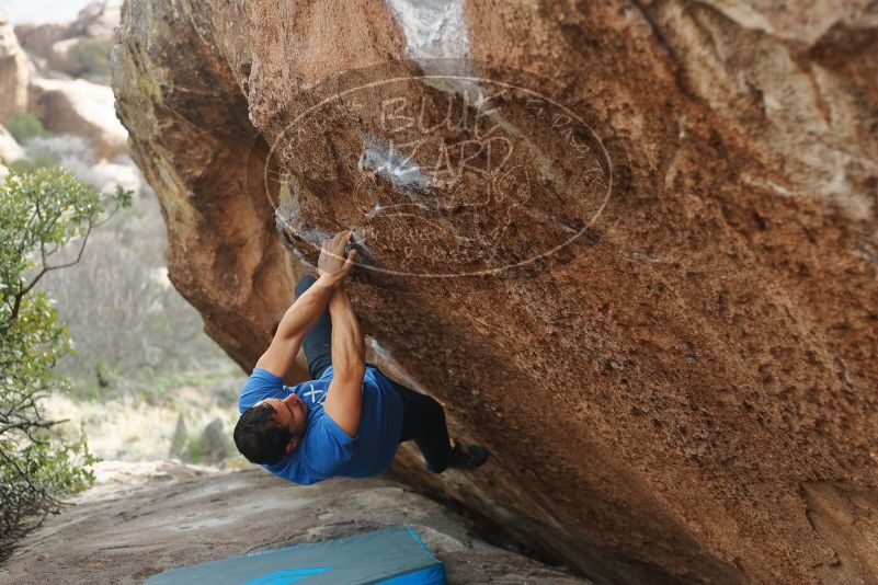 Bouldering in Hueco Tanks on 03/15/2020 with Blue Lizard Climbing and Yoga

Filename: SRM_20200315_1203541.jpg
Aperture: f/2.8
Shutter Speed: 1/500
Body: Canon EOS-1D Mark II
Lens: Canon EF 50mm f/1.8 II