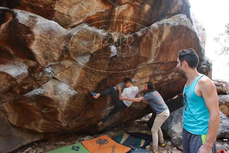 Bouldering in Hueco Tanks on 03/15/2020 with Blue Lizard Climbing and Yoga

Filename: SRM_20200315_1522320.jpg
Aperture: f/4.5
Shutter Speed: 1/250
Body: Canon EOS-1D Mark II
Lens: Canon EF 16-35mm f/2.8 L