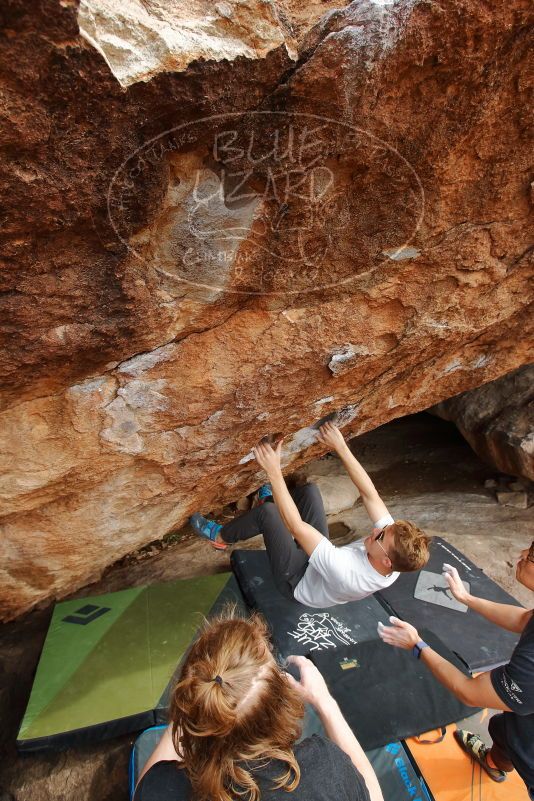 Bouldering in Hueco Tanks on 03/15/2020 with Blue Lizard Climbing and Yoga

Filename: SRM_20200315_1606100.jpg
Aperture: f/6.3
Shutter Speed: 1/250
Body: Canon EOS-1D Mark II
Lens: Canon EF 16-35mm f/2.8 L