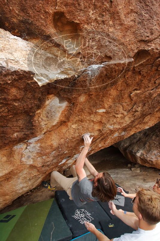 Bouldering in Hueco Tanks on 03/15/2020 with Blue Lizard Climbing and Yoga

Filename: SRM_20200315_1617590.jpg
Aperture: f/5.0
Shutter Speed: 1/250
Body: Canon EOS-1D Mark II
Lens: Canon EF 16-35mm f/2.8 L