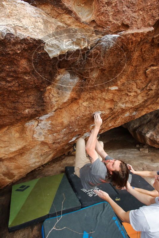 Bouldering in Hueco Tanks on 03/15/2020 with Blue Lizard Climbing and Yoga

Filename: SRM_20200315_1618020.jpg
Aperture: f/5.0
Shutter Speed: 1/250
Body: Canon EOS-1D Mark II
Lens: Canon EF 16-35mm f/2.8 L