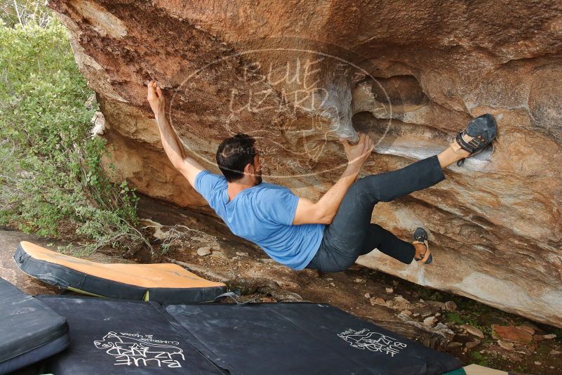 Bouldering in Hueco Tanks on 03/15/2020 with Blue Lizard Climbing and Yoga

Filename: SRM_20200315_1704440.jpg
Aperture: f/7.1
Shutter Speed: 1/250
Body: Canon EOS-1D Mark II
Lens: Canon EF 16-35mm f/2.8 L