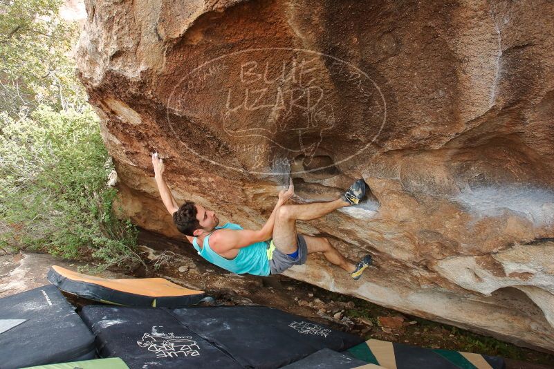 Bouldering in Hueco Tanks on 03/15/2020 with Blue Lizard Climbing and Yoga

Filename: SRM_20200315_1709030.jpg
Aperture: f/6.3
Shutter Speed: 1/250
Body: Canon EOS-1D Mark II
Lens: Canon EF 16-35mm f/2.8 L