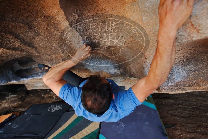 Bouldering in Hueco Tanks on 03/15/2020 with Blue Lizard Climbing and Yoga

Filename: SRM_20200315_1734180.jpg
Aperture: f/4.5
Shutter Speed: 1/320
Body: Canon EOS-1D Mark II
Lens: Canon EF 16-35mm f/2.8 L