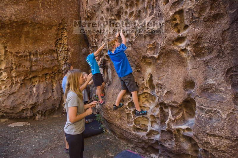 Bouldering in Hueco Tanks on 10/19/2021 with Blue Lizard Climbing and Yoga

Filename: SRM_20211019_1144120.jpg
Aperture: f/4.0
Shutter Speed: 1/80
Body: Canon EOS-1D Mark II
Lens: Canon EF 16-35mm f/2.8 L