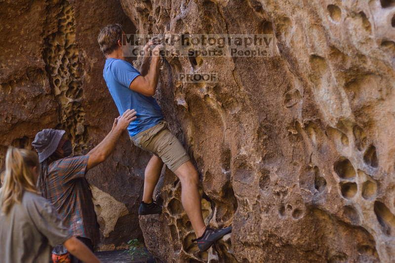 Bouldering in Hueco Tanks on 10/19/2021 with Blue Lizard Climbing and Yoga

Filename: SRM_20211019_1311030.jpg
Aperture: f/2.8
Shutter Speed: 1/160
Body: Canon EOS-1D Mark II
Lens: Canon EF 50mm f/1.8 II