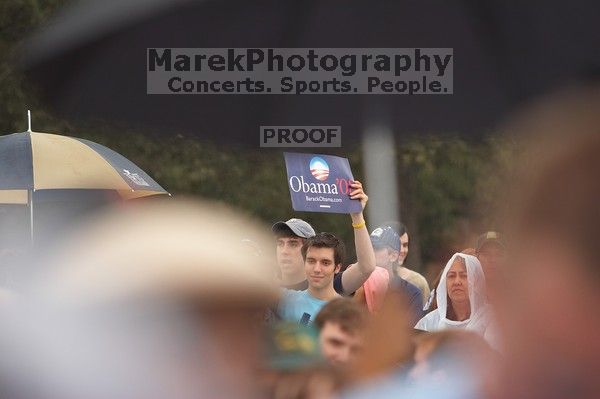 The Barack Obama "Kick-Ass" Rally--the Obama for president, 2008, rally

Filename: SRM_20070223_1434548.jpg
Aperture: f/3.2
Shutter Speed: 1/400
Body: Canon EOS 20D
Lens: Canon EF 80-200mm f/2.8 L