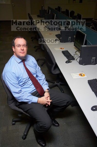 Portraits of UT Vice President of Information Technology Brian E Roberts.

Filename: SRM_20070226_0904067.jpg
Aperture: f/4.5
Shutter Speed: 1/250
Body: Canon EOS-1D Mark II
Lens: Sigma 15-30mm f/3.5-4.5 EX Aspherical DG DF