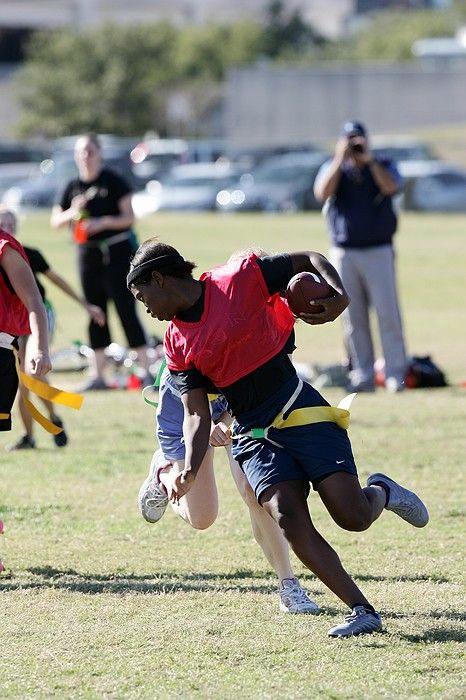 The Cheetahs (chemical engineering team) lost in the Fall 2008 UT flag football intramural championship game on November 9, 2008.

Filename: SRM_20081109_15095630.jpg
Aperture: f/5.0
Shutter Speed: 1/1250
Body: Canon EOS-1D Mark II
Lens: Canon EF 300mm f/2.8 L IS