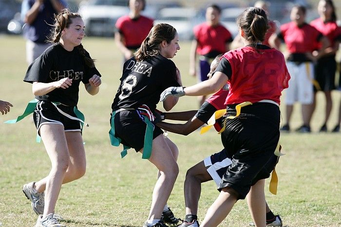 The Cheetahs (chemical engineering team) lost in the Fall 2008 UT flag football intramural championship game on November 9, 2008.

Filename: SRM_20081109_15383647.jpg
Aperture: f/4.0
Shutter Speed: 1/2000
Body: Canon EOS-1D Mark II
Lens: Canon EF 300mm f/2.8 L IS