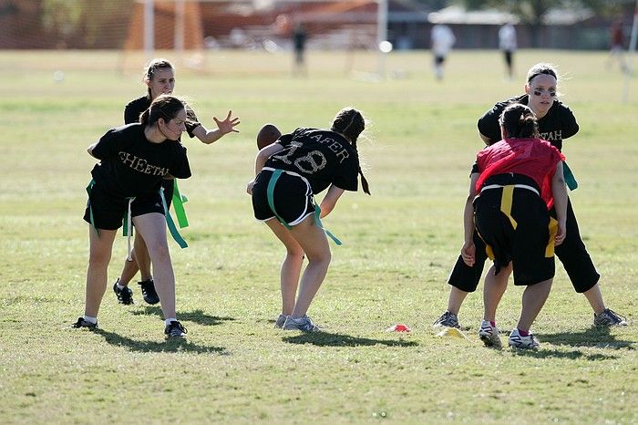 The Cheetahs (chemical engineering team) lost in the Fall 2008 UT flag football intramural championship game on November 9, 2008.

Filename: SRM_20081109_15492251.jpg
Aperture: f/4.0
Shutter Speed: 1/2000
Body: Canon EOS-1D Mark II
Lens: Canon EF 300mm f/2.8 L IS