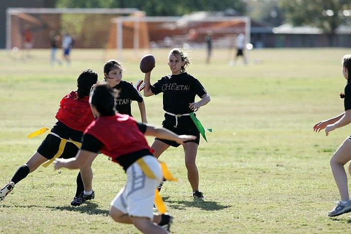 The Cheetahs (chemical engineering team) lost in the Fall 2008 UT flag football intramural championship game on November 9, 2008.

Filename: SRM_20081109_15500061.jpg
Aperture: f/4.0
Shutter Speed: 1/2000
Body: Canon EOS-1D Mark II
Lens: Canon EF 300mm f/2.8 L IS