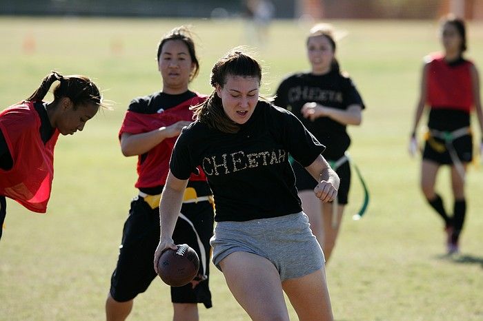 The Cheetahs (chemical engineering team) lost in the Fall 2008 UT flag football intramural championship game on November 9, 2008.

Filename: SRM_20081109_15501687.jpg
Aperture: f/4.0
Shutter Speed: 1/2000
Body: Canon EOS-1D Mark II
Lens: Canon EF 300mm f/2.8 L IS