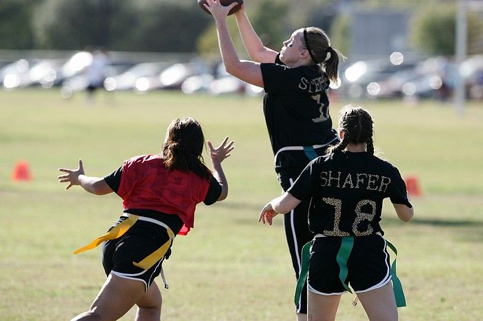 The Cheetahs (chemical engineering team) lost in the Fall 2008 UT flag football intramural championship game on November 9, 2008.

Filename: SRM_20081109_15511497.jpg
Aperture: f/4.0
Shutter Speed: 1/2000
Body: Canon EOS-1D Mark II
Lens: Canon EF 300mm f/2.8 L IS