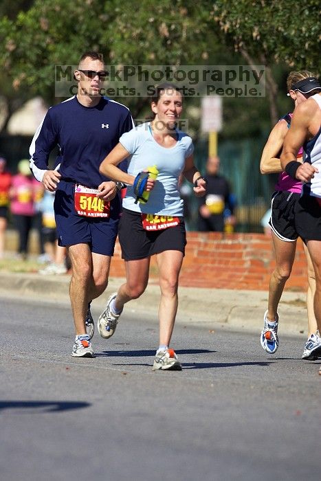 Beth Marek, bib #4236, completed the course in 3:38:21, a Boston Marathon qualifying time.  The first annual San Antonio Rock and Roll Marathon, Sunday, November 16, 2008.

Filename: SRM_20081116_11152447.jpg
Aperture: f/4.0
Shutter Speed: 1/3200
Body: Canon EOS-1D Mark II
Lens: Canon EF 300mm f/2.8 L IS