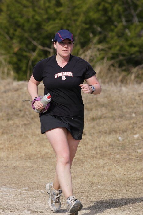 Meredith Cohen ran the 25K at the Bandera 25K, 50K, and 100K trail race in Bandera, TX on Saturday, January 10, 2009.

Filename: SRM_20090110_11283012.jpg
Aperture: f/5.6
Shutter Speed: 1/320
Body: Canon EOS-1D Mark II
Lens: Canon EF 300mm f/2.8 L IS