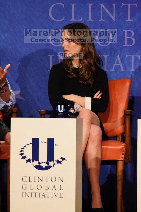 Natalie Portman spoke about micro-loans, especially for women to start their own businesses, in poor and developing countries, at the opening plenary session of the CGIU meeting.  Day one of the 2nd Annual Clinton Global Initiative University (CGIU) meeting was held at The University of Texas at Austin, Friday, February 13, 2009.

Filename: SRM_20090213_17104877.jpg
Aperture: f/5.6
Shutter Speed: 1/250
Body: Canon EOS 20D
Lens: Canon EF 300mm f/2.8 L IS