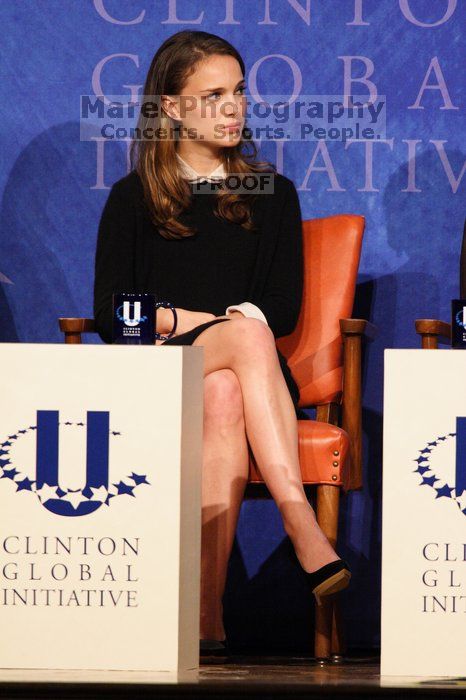 Natalie Portman spoke about micro-loans, especially for women to start their own businesses, in poor and developing countries, at the opening plenary session of the CGIU meeting.  Day one of the 2nd Annual Clinton Global Initiative University (CGIU) meeting was held at The University of Texas at Austin, Friday, February 13, 2009.

Filename: SRM_20090213_17322482.jpg
Aperture: f/5.6
Shutter Speed: 1/200
Body: Canon EOS 20D
Lens: Canon EF 300mm f/2.8 L IS