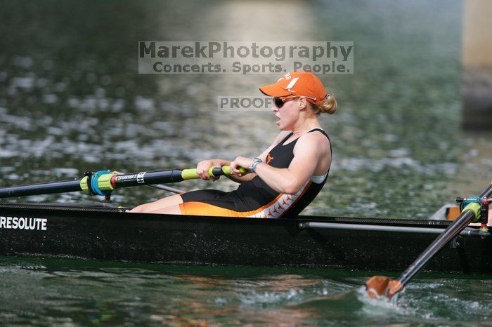 The Texas Rowing first varsity four team finished with a time of 8:44.9, losing to Wisconsin, which completed the race in 8:11.3. This was the third session of the Longhorn Invitational, Saturday afternoon, March 21, 2009 on Lady Bird Lake.

Filename: SRM_20090321_16182605.jpg
Aperture: f/4.0
Shutter Speed: 1/1250
Body: Canon EOS-1D Mark II
Lens: Canon EF 300mm f/2.8 L IS