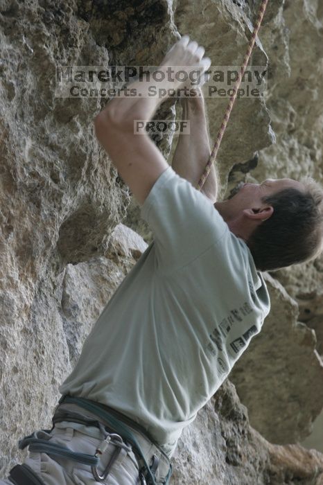 Tommy Blackwell.  CTM hosted a speed climbing event at Seismic Wall on Diving for Rocks to benefit the Austin Area Food Bank, Saturday, May 9, 2009.

Filename: SRM_20090509_10330183.jpg
Aperture: f/5.6
Shutter Speed: 1/250
Body: Canon EOS-1D Mark II
Lens: Canon EF 80-200mm f/2.8 L