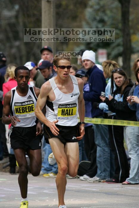 Ryan Hall was third to cross the finish line with a time of 2:09:40. The 113th Boston Marathon took place on Monday, April 20, 2009.
Filename: SRM_20090420_10401626.JPG
Aperture: f/8.0
Shutter Speed: 1/1000
Body: Canon EOS-1D Mark II
Lens: Canon EF 100-400mm f/4.5-5.6 L IS USM